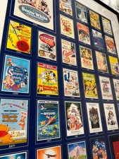 Disney 75 Years Anniversary Commemorative Poster/Print FRAMED 40x28 picture