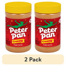 (2 pack) Peter Pan Creamy Peanut Butter,Smooth, Peanut Butter, 16.3 oz picture