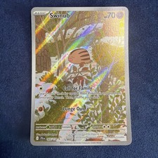 Pokémon TCG Swinub 165/159 SV09 Journey Together Illustration Rare Full Art NM picture