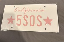 5 Seconds Of Summer 5SOS Los Angeles License Plate Everyone’s A Star Tour picture