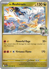 N'S RESHIRAM R 116/159 JOURNEY TOGETHER POKEMON NM/M picture