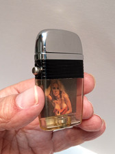 Vintage NOS Scripto VU Lighter Sexy Female Model Pinup Girl New Never Used Rare picture