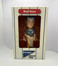 2007 Mark Grace Iowa Cubs Bobblehead SGA Principal Park Chicago Cubs In Box picture