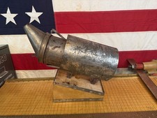 Vintage Dadant & Sons Bee Smoker Hamilton IL Beekeeping Hive Tool Rustic Decor picture