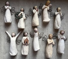 Vintage Willow Tree Figures Lot Of 10 picture