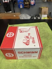 VINTAGE NOS SCHWINN KRATE STINGRAY BANANA SEAT MUSCLE BIKE DELUXE GENERATOR SET picture
