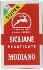 Italian Vintage Modiano Scopa Playing Cards Set Sicilian Game picture