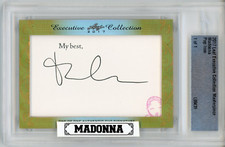 Madonna ~ Signed Autographed 2017 Trading Card Auto 1/1 Authentic Signature picture