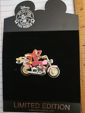 Disney Jessica and Roger Rabbit On Motorcycle Pin Limited Release picture