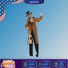 5.25-ft. Standing Gravekeeper Animatronic, Indoor or Covered O picture
