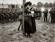 1917 MATA HARI Facing Execution in France Photo  (240-B) picture