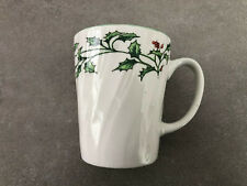 Totally Today Holly Leaf Red Berries Green Trim - TEA CUP / COFFEE MUG picture