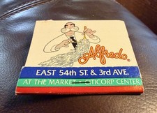 Alfredo’s Restaurant, New York City / Philadelphia, Full Unstruck Matchbook picture