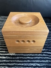 Vintage MCM J K Adam’s Teak Ice Bucket Vermont picture