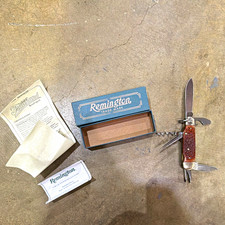 Remington Trailhand R3843 1996 Stainless Clip Point Slipjoint 2 Blade w/ Box picture