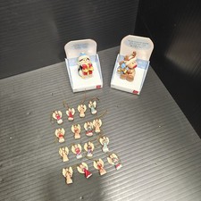 Russ Snowy Days Christmas Figurines Penguin Reindeer + 15 Angel Ornaments Lot picture