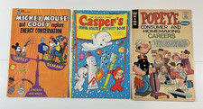 Educational Comic Lot: Mickey & Goofy Energy, Casper Dental & Popeye Careers picture