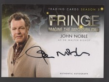 John Noble as Dr. Walter Bishop FRINGE Season 5 Autograph Card Auto #A3 RARE NM picture