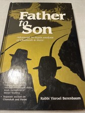 New Father To Son By R. Yosroel Berenbaum. H/c. Jewish Book/ Sefer picture
