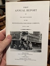 1848 (Reprint) Pennsylvania RAIL-ROAD CO philadelphia pa 1st ANNUAL RPT picture