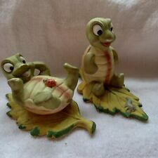 HOMCO ? two turtles on leaves, ceramic, wide eyed picture