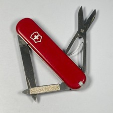 Victorinox Ambassador 74mm Swiss Army Knife Vintage Red Scissors Refreshed picture