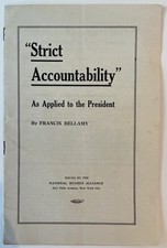 Pro Charles Evans Hughes Pamphlet By Hughes Alliance Presidential Campaign 1916 picture