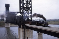 Original 35mm Kodachrome Slide PRR Pennsylvania Railroad Steam Train Bridge 1969 picture