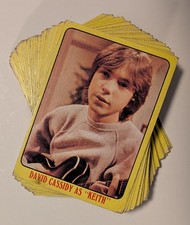 Partridge Family Yellow Border 1971 Series 1 Complete Card Set VG/EX [v19 picture