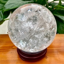 3.94LB white crystal transparent quartz crystal ball Reiki repair picture