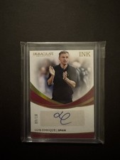 2018 Panini Immaculate Luis Enrique Auto /10 Spain picture