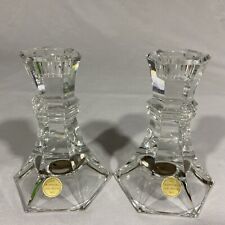 Bleikristall 24% Lead Crystal Candle Holders Pair picture
