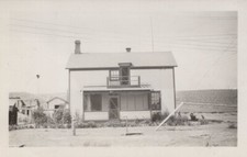 Antique 1932 Old Burlington Hotel Cody Wyoming Landscape RARE Original Photo picture