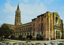 Eglise de Toulouse 1960s old card pc cpa postcard picture