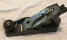 VINTAGE UNMARKED Plane Smooth Bottom MADE IN USA WOOD HANDLE picture