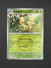 Leafeon 005/131 Poke Ball Reverse Holo Pokemon TCG Prismatic Evolutions picture