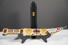 Vintage Middle Eastern Jambiya Dagger Scabbard Beaded Jeweled Khanjar Decorative picture