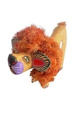 Signed Epifanio Fuentes Oaxaca Alebrije Lion Mexican Folk Art Wood Carving picture