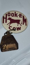 Hook-em/Cow Pinback, 2 1/5