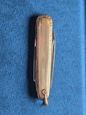 Vintage A&Z Chain Company GF Art Deco gentleman's pocket watch fob pen knife picture