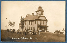 1313 RPPC c1910 Real Photo Postcard Old School Building East Barre Vt picture