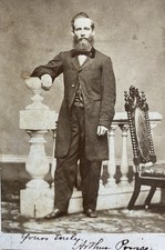CDV Baltimore Maryland Identified Man  Arthur Prince Antique Vintage Photo picture