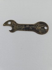 Rare Fred Krug Brewery Omaha NE Advertising Luxus Beer Bottle Opener Key Chain picture