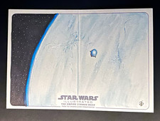 2015 Topps Star Wars Illustrated ESB Jenn DePaola Sketch Booklet 1/1-Escape-Pod picture