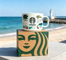 LUXURY NEW Starbucks 12oz Gangwon Korea Collectible Ceramic Coffee Souvenir Mug picture