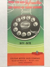 Timken Bearings vintage print ad 4 Digit Phone # Colyear Motor Yakima Washington picture