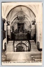 RPPC Church of the Annunciation Nazareth Holy Land Vintage Postcard picture