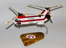 Columbia Boeing CH-46 Sea Knight Fire N191CH Desk Top Model 1/48 SC Helicopter picture