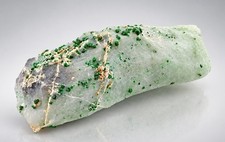 RARE Uvarovite – Green Garnet Crystal Specimen on Matrix from the PHILIPPINES  picture