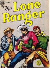 THE LONE RANGER #15 SCARCE 1949 Golden Age FN-VF (7.0) 2 stories King Feature picture